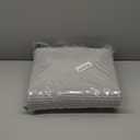 MEGASKET Large Laundry Hamper 16"x13"x22" - Tall Woven Laundry Basket, Cotton Rope Dirty Clothes Hamper, Baby Kids Nursery Wicker Laundry Basket, Bedroom Aesthetic, Soft Laundry Bin, Gray Hamper, 75L