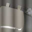 Bemis Aurora Slow Close Toilet Seat, Easy Clean Hinges and Adjustable Perfect Fit Plastic Seat, Made in USA, Elongated, Biscuit