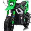Garvee Electric Dirt Bike for Kids 10-12 Years, 350W Motor 14MPH Off-Road Motorcycle, 12" Fat Tire & Suspension, 24V Rechargeable Battery, 130lbs Load, Ideal Teen Boys Gift