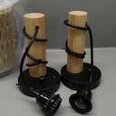 ALAISLYC Boho Wall Sconces Set of 2 Rattan Wall Sconce Dimmer Wall Lamp Light Fixtures with Cord Wicker Hanging Wall Mount Light for Bedroom Living Room
