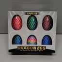 8" 3D Printed Dragon Eggs, Easter Basket Stuffers for Kids and Teens, Unique Easter Toys & Decor for Children, Mysterious Dragon Toys Gifts for Boys & Girls (6 Pack)