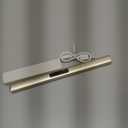 SUPRUS Electric Lighter Arc Windproof Flameless USB Rechargeable Lighter with Safety Lock for Candle BBQ Camping (Champagne Gold)