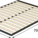 Zinus Deepak Easy Assembly Wood Slat 1.6 Inch Bunkie Board, Bed Slat Replacement, Full