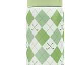 Golf Insulated Stainless Steel Water Bottle with Straw for Sports and Travel, Preppy Style, 32oz, Gifts for Golf Lover Women Girls Friends Teens Birthday Christmas
