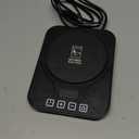 Sourdough Starter Warmer Mat - 24H Timer - Precise 1F Thermostat Control (70-100F) - Smart Memory Warming On/Off - Fits Jars Up to 40oz - Perfect for Home Baking (Black)