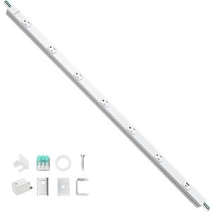 SURAIELEC Under Cabinet Power Strip Hardwire, 36-in, 6 TR Outlets