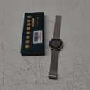 Beeasy Digital Watch Waterproof with Stopwatch Alarm Countdown Dual Time, Ultra-Thin Super Wide-Angle Display Digital Wrist Watches for Men Women (Silver)