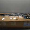 Washable Dog Bed Medium Size Dog - Rectangle Fluffy Plush Big Pet Bed, Corduroy Fleece and Nonskid Bottom,Brown