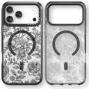 Bouvardia for iPhone 17 Pro Max Case, Compatible with Magsafe, Cute Girly Design for Women, Shockproof & Aesthetic, Floral: Peonies
