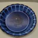 KOOV Ceramic, 9 Inches Pie Plate, Pie Dish for Dessert Kitchen, Round Baking Dish Pan for Dinner, Wrapping Upgrade, Reactive Glaze (Nebula Blue)