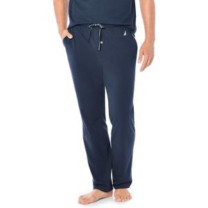 Nautica Men's Soft Knit Sleep Lounge Pant (X-Large, Navy)