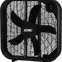 EZ-CHILL 20" 3-Speed Box Fan, Ideal for Home, Bedroom, & Office, Black
