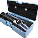 Salinity Refractometer for Seawater and Marine Fishkeeping Aquarium 0-100 PPT with Automatic Temperature Compensation