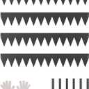 VEVOR Steel Landscape Edging, 4 Packs 40 x 6 in Rust-Resistant Metal Landscape Edging, Bendable Garden Edging Border, Heavy Duty Lawn Edging, Easy-to-Install, Flower Bed Yard Pathway Divider Black