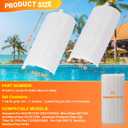72 Square Foot Swimmin Pool DE Filter Grids Compatible with Haywad Jandy Pentair Waterway American Pac Fab Astral Replacement for PFS3672, Unicel FS-2006, Filbur FC-9560 72 Sq.Ft.
