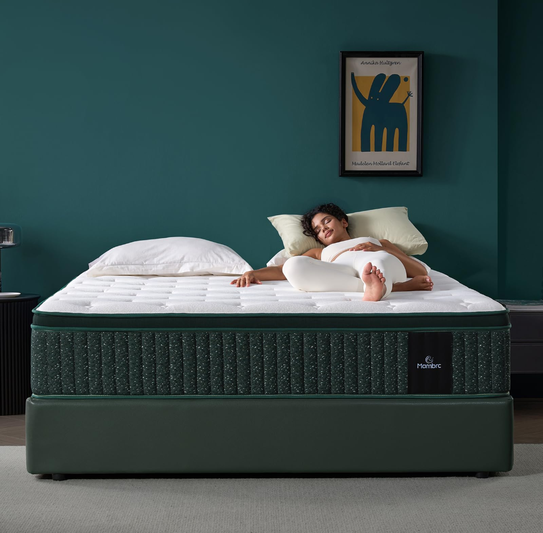 14 Inch King Mattress in a Box  Medium Firm Hybrid with Cooling Gel Memory Foam & Pocketed Coils  Balanced Support, Pressure Relief & Low Motion Isolation