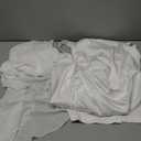 ABYOVRT Women Wedding Guest Dress Satin Corset Top Elegant Maxi Dresses with Sheer Scarf Evening Gown (White,XS