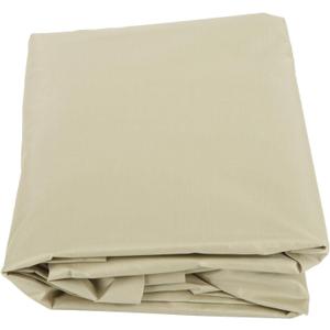 Waterproof Patio 3 Person Swing Cushion Cover Set Replacement,Foldable Durable Cloth Easy Installation and Disassembly59.1 x 19.7 x 3.9in(Beige)