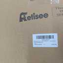 Retisee 30 Pcs 1-1/2 Inch PVC Pipe Coupling Adapter, Pipe Fitting Connector, Furniture Build Grade White PVC Connectors, SCH40 (Socket x Socket) for Home Industrial Use