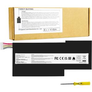 BTY-M6K Laptop Battery for MSI Stealth Pro GF63 GF65 GF75 GS63VR GS73VR 7RG 7RG-005 Thin 8RB 8RC 8RD 8RD-031TH 8RC 8RF 8SC 8RX Thin WS63 8SK WP65 WF65 WF75 MS-16K3 MS-17B4 MS-16W1 MS-16R1
