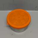 304 Stainless Steel Containers with Lids Small for Lunch Food/Snacks, Leak-Proof and Round Stainless Steel Food Storage Containers for Back to School Kids, 3 Pack Stackable (4oz, 8oz, 14oz) (3 Pack(Orange, Green, Yellow))