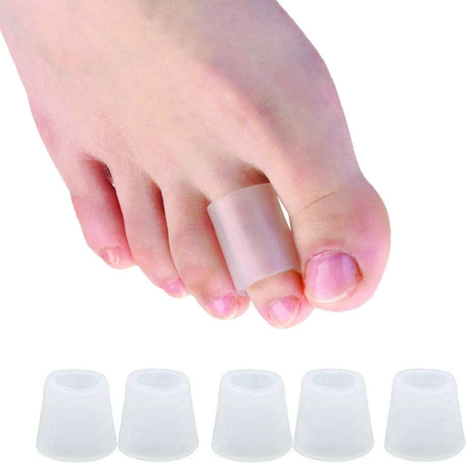 2 x Dr.Pedi Toe Protectors Toe Sleeves Toe Tube Pads for Hammer Toe Relieving Toe Pain 5 Pairs