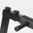 Kuyal Iron Guitar Stand Multi-Guitar Display Rack Bass Folding Stand Band Stage Bass Acoustic Guitar, Black (3 Holder)