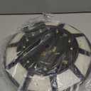 Flag Pole Light Solar Powered, Solar Flag Pole Light 266 LEDs, 4200lm Brightest Flagpole Light,100% Flag Coverage for Most Outdoor 15 to 25 Ft Flag Poles, 0.55" Wide Flag Ornament Spindles (Black)