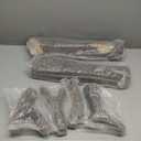 Skyflame 6-Pieces Set of Large Gas Fireplace Logs, Heat-Resistant Realistic Wood Logs for Indoor Outdoor Gas Firebowl Firepit