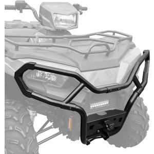 Front Bumper for Polaris Sportsman, Heavy-Duty Steel Upper Brush Guard Bumper Protector Trail Brushguard for Polaris Sportsman 570 450 2021-2025 Accessories (Replace #2884844)