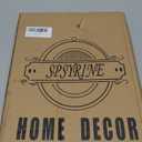 Spsyrine Blue Decorative Serving Tray with Handles, Elegant Plastic Coffee Table Tray for Ottoman, Living Room, Home Decor 15.6" X 10.2" Light Blue