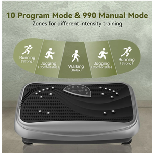 UCIN Vibration Plate Exercise Machine, Vibration Plate for Lymphatic Drainage, 330 Lbs Capacity Vibrating Plate for Weight Loss Home Fitness with Resistance Bands/Pilates Ball