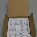 YIWER Battery Tea Lights Candles Set of 24: Flickering flameless Realistic Tealights with Warm White Light Candle Light for Festivals Parties Halloween Warm Atmosphere