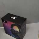 Wired Gaming Headphones with Microphone, Over The Ear 3.5mm Headphones with Microphone and RGB Lighting (Black)