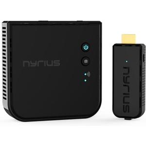 Aries Prime Wireless Video HDMI Transmitter & Receiver for Streaming HD 1080p 3D Video & Digital Audio from Laptop, PC, Cable, Netflix, YouTube, PS to HDTV/Projector (NPCS549)