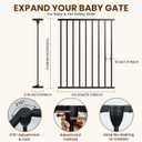 Mumeasy Gate Extension, 23.6"W x 30"H