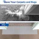 Carpet Protector for Pets Cat Carpet Protector Repellent Barrier for Doorway Corner Anti Scratch Under Door Cat Scratch Protector Mat, Easy to Cut Plastic Stopper (Clear, 3.6FT-1pack)