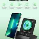 Wireless Charger YUWISS Wireless Charging Stand Cordless Charger 10/7.5/5W Compatible with iPhone 14 13 12/12 /11Pro Max/XR/XS Max/XS/X/8/8Plus Galaxy S22/S21/S9/S9+/S8/S8+ Note