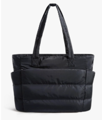 BAGSMART Tote Bag for Women, Lightweight Puffy Tote Bag with Compartments Quilted Shoulder Bag Handbag for Travel, Work, Gym