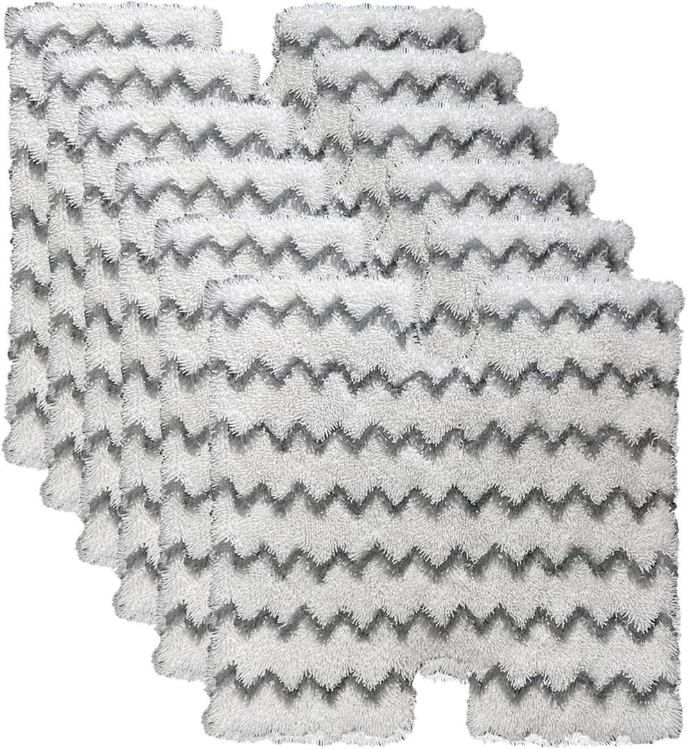 6 Pack Steam Mop Pads for Shark Lift-Away Pro Genius S3973, S3973D, S3973WM, S5002Q, S5003A, S5003D, S5004, S6001W, S6002, S6002C, S6003D, S6003W Touch-Free Dirt Grip Washable Replacement Mop Pads