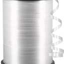 White Curling Ribbon, 500 Yard, 3/16" for Gift Wrapping, Balloon String, Baby Shower, Christmas