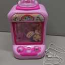 Marlrin Claw Machine for Kids, Mini Vending Machine Girls Unicorn Toys, Candy Grabber Prize Dispenser with Sound & 20 Mini Plush Toys, Electronic Arcade Game Indoor Toy for Home Party Birthday Gifts