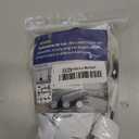 TGOOD Bed Sheet Holder Straps, Mattress Cover Clips to Hold Sheets in Place, Adjustable Bed Bands, Elastic Grippers,Fasteners,Keepers,Suspenders Fitted for Bedding,stayers, Bedsheet Tie Downs (White-1)