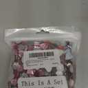 CHENGU 1000 Pcs Valentines Day Acrylic Heart 3D Acrylic Heart Rhinestones Flat Red and Back Galentines Day Decorations Wedding Table Scatter Decoration for DIY Crafts Jewelry Making, 0.5 Inch