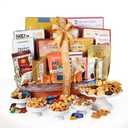Broadway Basketeers Happy Birthday Grand Gift Basket Chocolates, Sweet, Savory, Crunchy, Packed with Birthday Fun for Mom, Dad, Family, Friends, and Business Associates, Kosher, Style: BIRTHDAY BASKET EXTRA LARGE