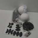 Justforjoyful 2 Packs Halloween Ghost Decor Outdoor Light up Ghost Kit Indoor Spooky Halloween Party Decorations for Front Porch Garden Lawn with Easy to Assemble Halloween Decorations