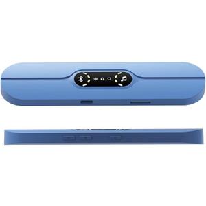 Pillow Speaker for Sleeping, Mini Bone Conduction Bluetooth Under Pillow Speaker with 10 Soothing Sounds, Sleep Timer, TF Card Support for Side Sleepers & Deep Sleep, Blue