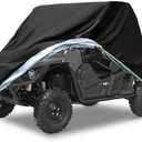 NEVERLAND UTV Covers Heavy Duty - Side by Side Cover Waterproof 300D Outdoor Storage Waterproof Black Compatible with Polaris Ranger Can am Yamada Protection 157.48"x 66.92"x 76.77"(400x170x195cm)