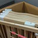 Wooden Baby Playpen 50  50 Inches, Foldable Playpen Fence with Cute Digital Blocks & Storage Bag, Wooden Baby Gate, Multi-Shape Play Yard for Babies and Toddlers Indoor Outdoor