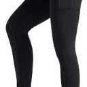 Dragon Fit High Waist Yoga Leggings with 3 Pockets,Tummy Control Workout Running 4 Way Stretch Yoga Pants (Large, Black)